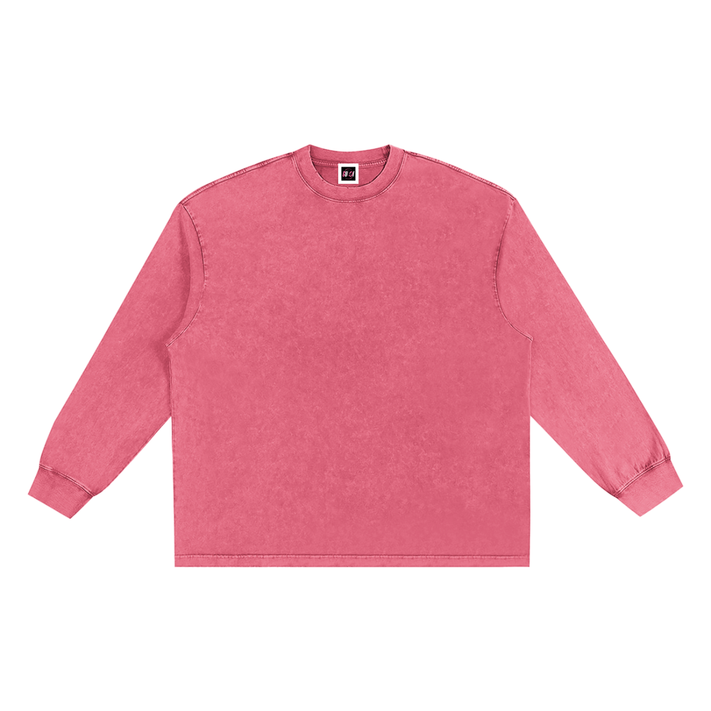 Snow Washed Frayed Edge T-Shirt