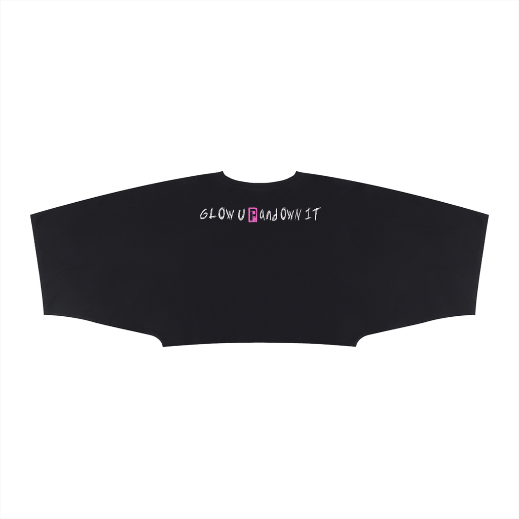 Glow Up and Own It boxy cropped workout gear female boxer