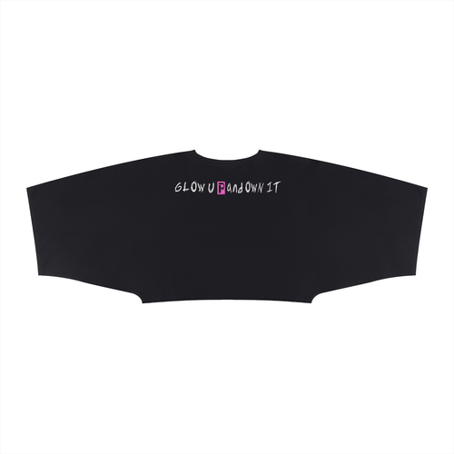 Glow Up and Own It boxy cropped workout gear female boxer