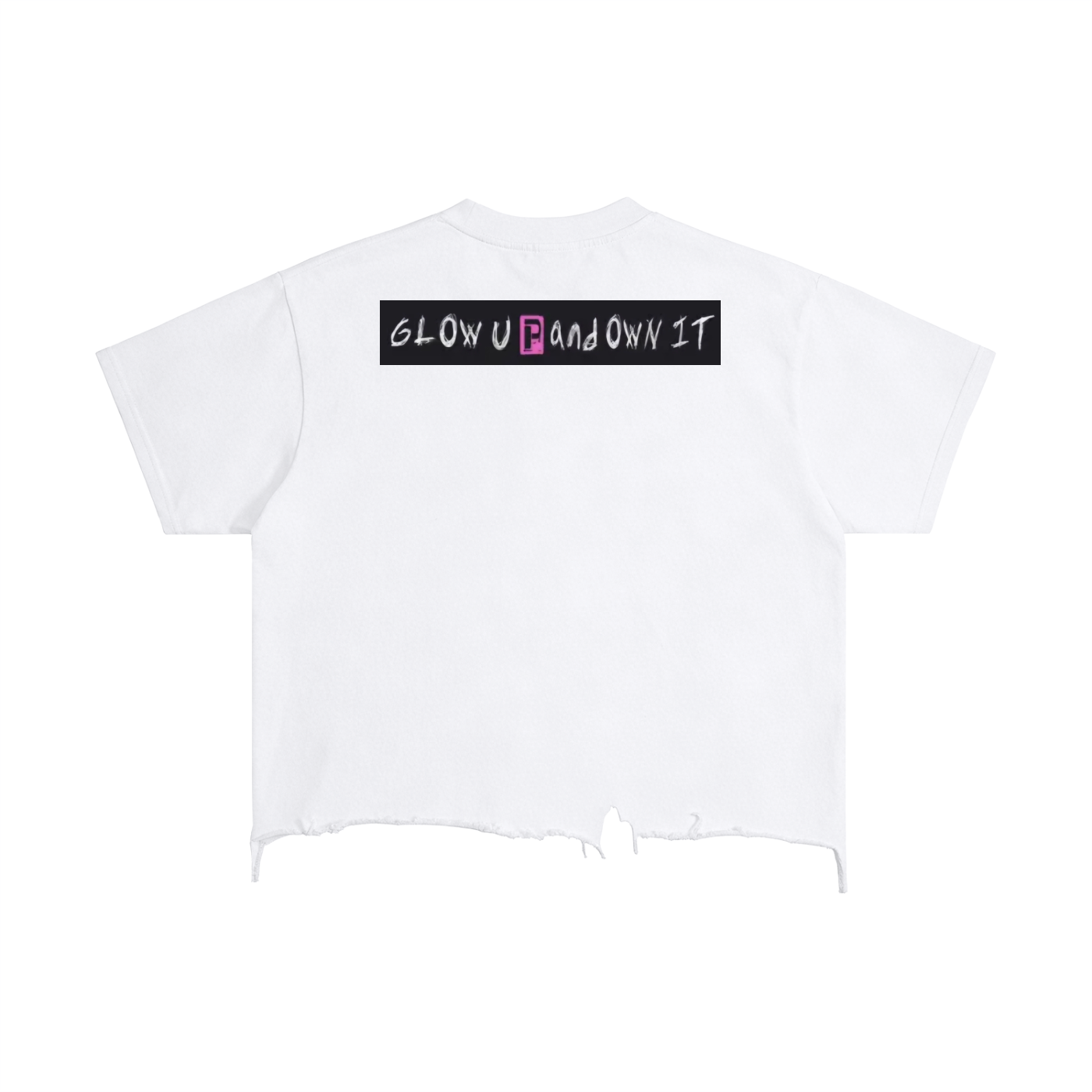 Vintage Wash Boxy Distressed Hem T-Shirt