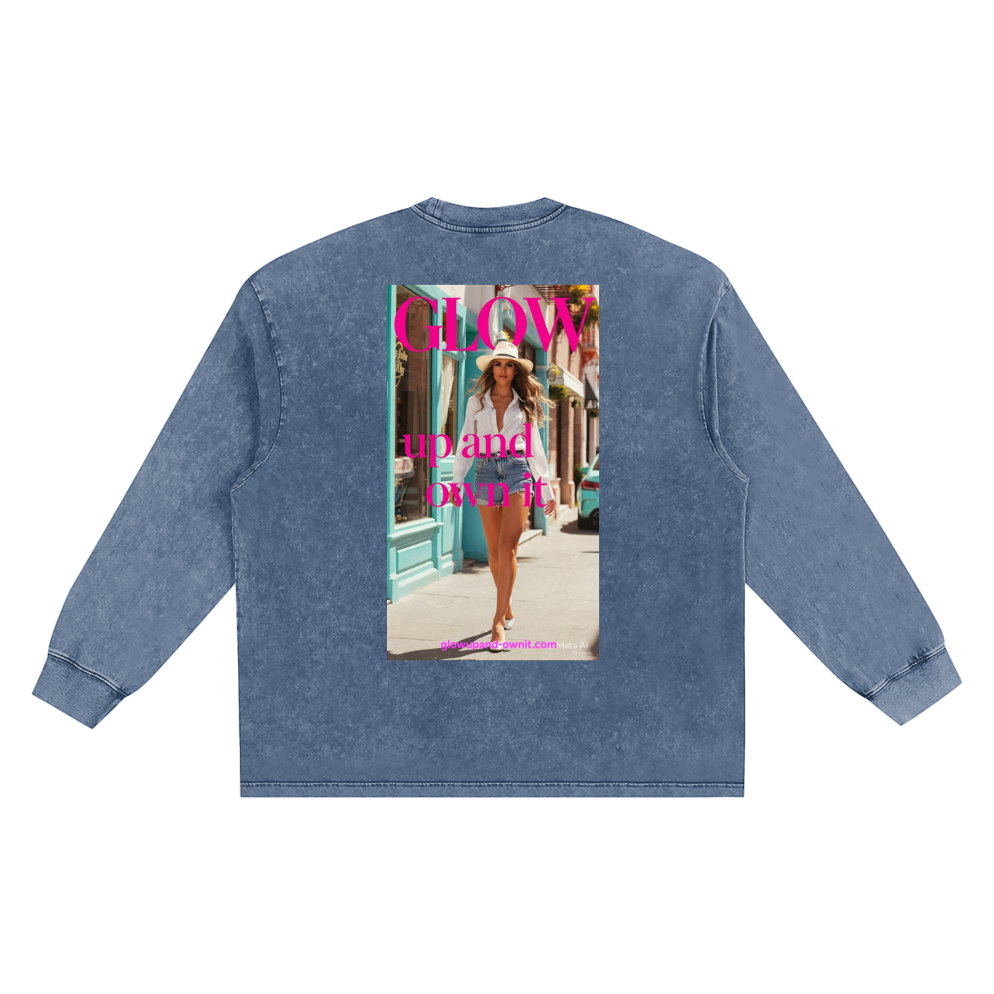 Snow Washed Frayed Edge T-Shirt