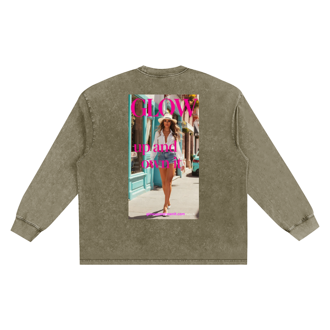 Snow Washed Frayed Edge T-Shirt