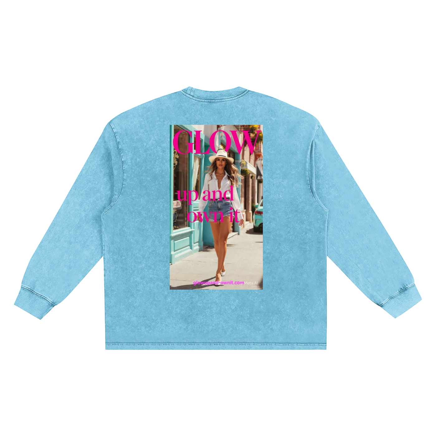 Snow Washed Frayed Edge T-Shirt